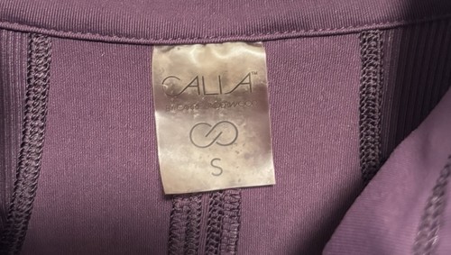 Chaqueta Calia Core Fitness Cremallera Completa Talla Pequeña Púrpura Ciruela Deportiva - Imagen 4 de 8