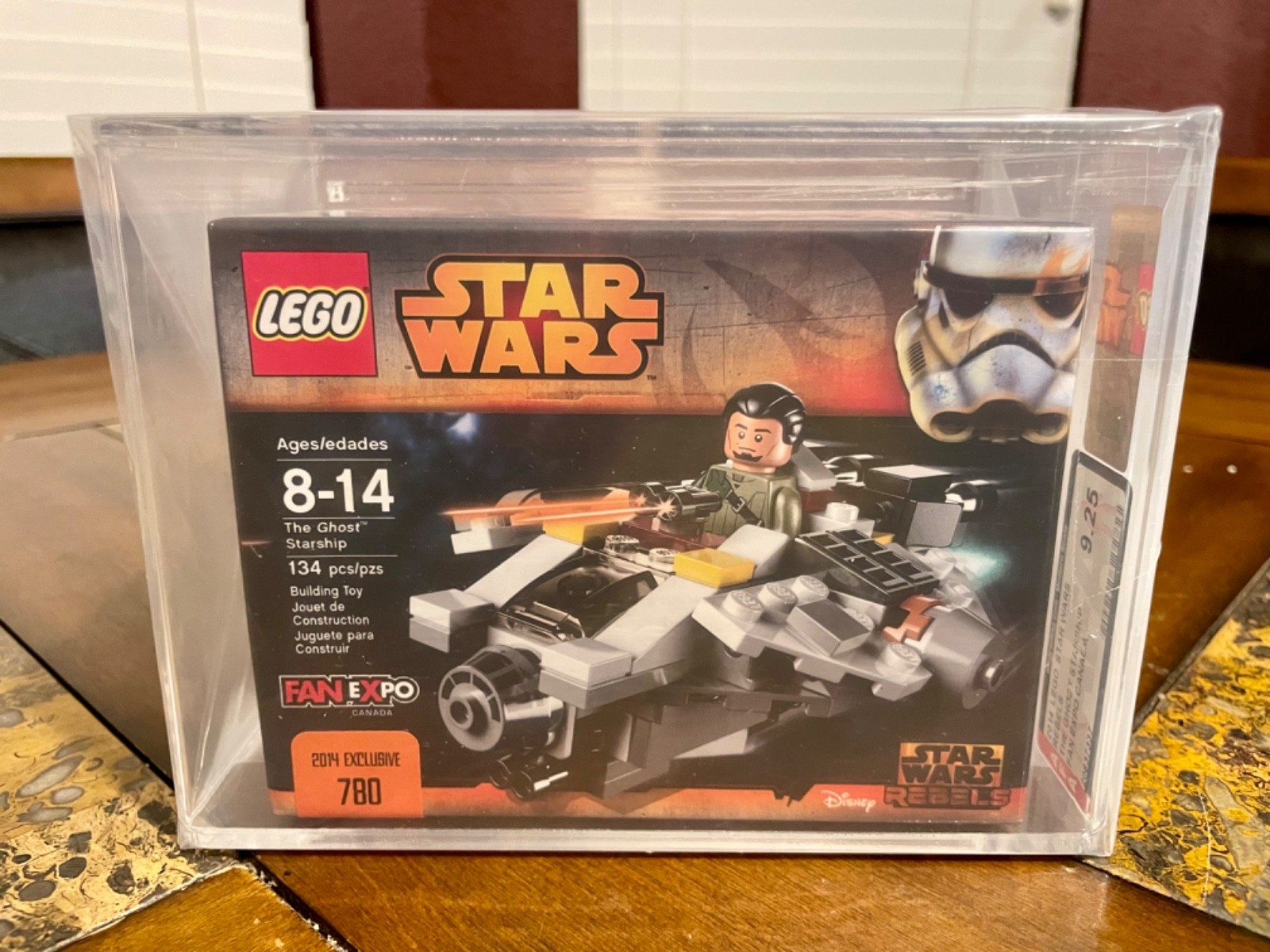 LEGO STAR WARS 2014 THE GHOST STARSHIP EXCLUSIVE AFA 9.25 FAN EXPO SDCC RARE!