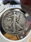 1933-S Walking Liberty 90% silver U.S. half dollar