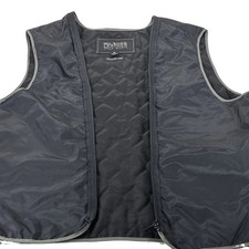 Wilsons Leather Pelle Studio Mens M Black Removable Zip In Jacket Vest Liner