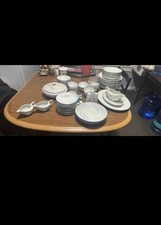 Vintage Platinum Wheat Fine China, made in ja...