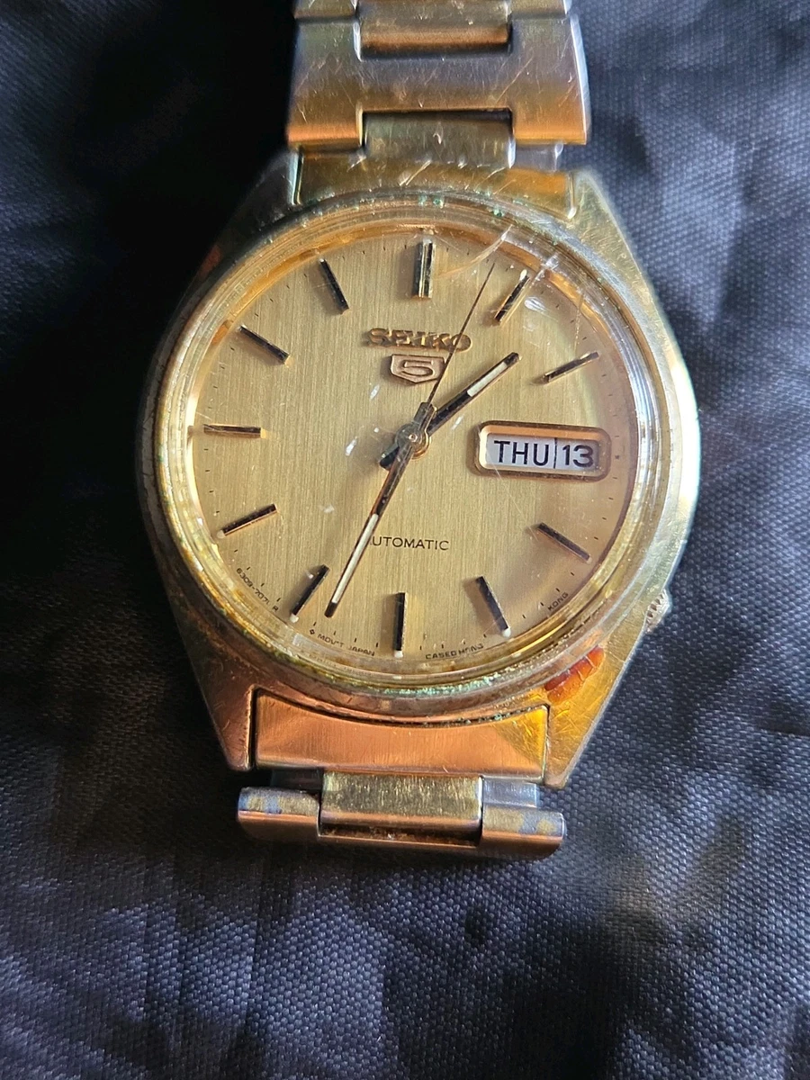 Seiko 5 Gold Plated Case Wristwatches with 17 Jewels for sale | eBay