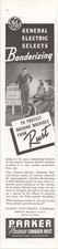 General Electric 1937 Vintage Print Ad Bonderizing Rust Protection