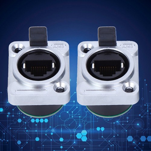 2x RJ45 PCB Panel Wasserdicht Runde Isolator PA Material ELRJWH5 Bord - Afbeelding 12 van 14