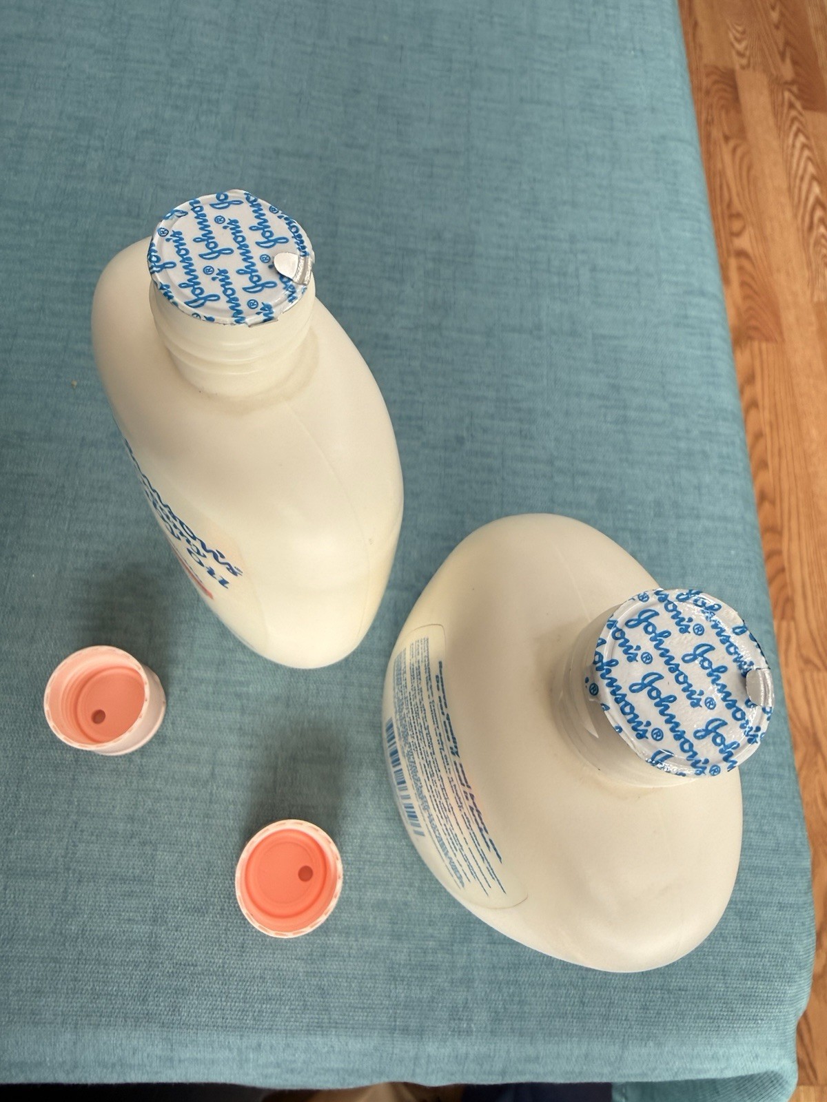 2 Johnson's creamy baby oil Discontinued 15 Oz Full Vintage 1996