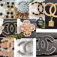 Ladies' Fashionable Zircon Pearl Flower Brooch Gift (9 styles) Birthday Present