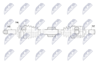 NTY NPW-HY-661 Antriebswelle Vorne Rechts FüR Hyundai KIA