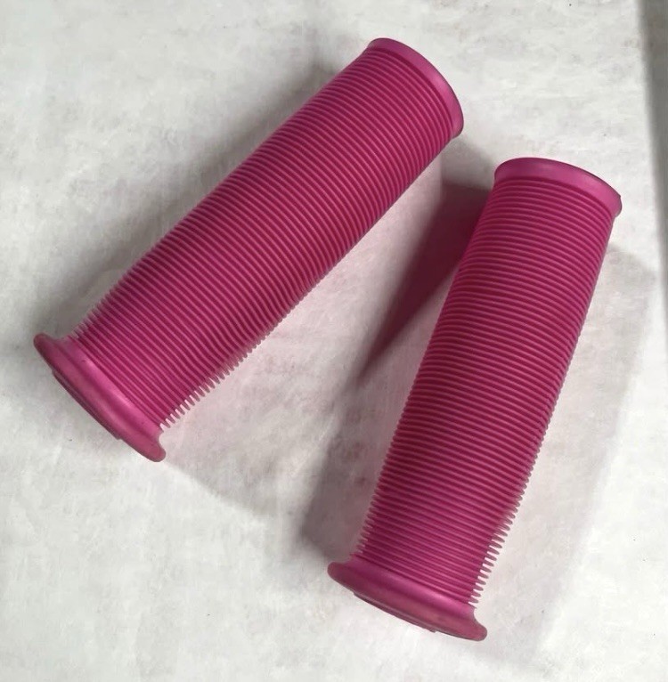 NOS Mushroom ODI BMX Grips Pink.