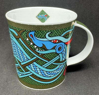 Dunoon Fine English Bone China Dragon Mug by Dave Broadhurst