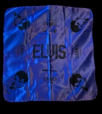 Elvis Summer Festival 1970 International Hotel Blue Scarf / RARE / Las Vegas