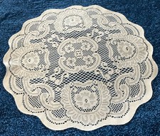 Vintage White Lace Doily 24  