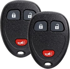2-Pack Key Fob Replacement for 1500 2500 Equinox Traverse Tahoe Avalanche Suburb