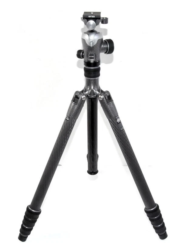 Gitzo GT2545T Traveler Series 2 4-Section Carbon Fiber Tripod with GH1382QD Cent - Image 3 of 4