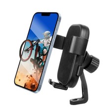 Universal Motorcycle Phone Mount Rearview Mirror Handlebar Quick Release 360 Ad