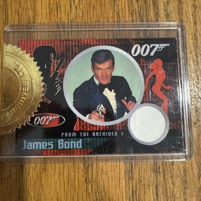 James Bond: 40th Anniversary From the Archives Roger Moore Relic Card CC4