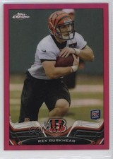 2013 Topps Chrome BCA Pink Refractor 351/399 Rex Burkhead #8 1u6