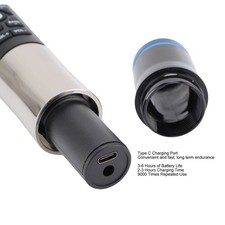 Metal Wireless Microphone With Reverb Handheld Professional Dynamic Mic Receiver