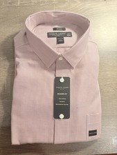 BNWT Pronto Uomo Check Dress Shirt 16.5x32/33 Modern Fit WRINKLE FREE