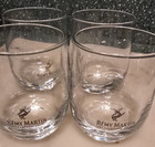 Rare REMY MARTIN Cognac (SET OF 4) Heavy Bottom Glasses Whiskey Bourbon — photo 1