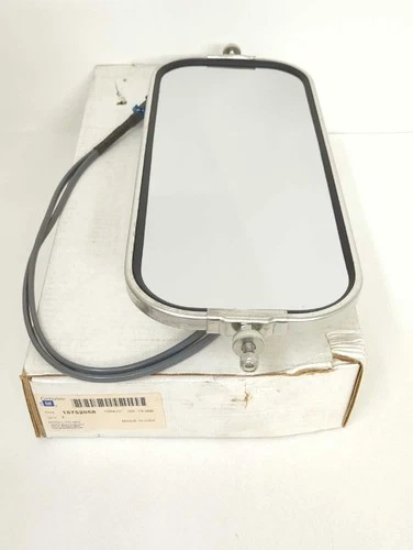 New OEM genuine GM Topkick Kodiak Door Mirror Heat Signal 17x6" chrome 15752058