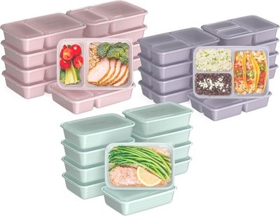 Bentgo Prep 60-Piece Meal Prep Kit - Reusable PFAS & BPA-Free Food Containers, 1