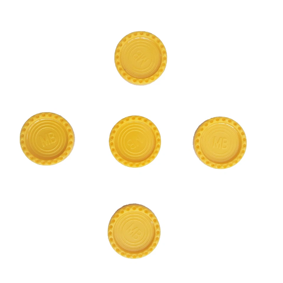 MB Connect Four 4 game Spares Replacement Counters Playing Pieces 5 Yellow 5 Red - Image 3 of 4