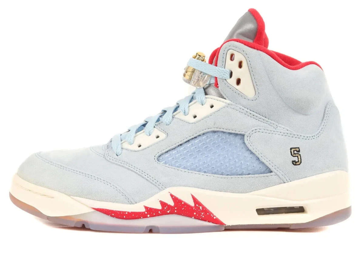 Nike Shoes Air Jordan 5 Trophy Room SP Ice Blue×University Red size US9.5/27.5cm