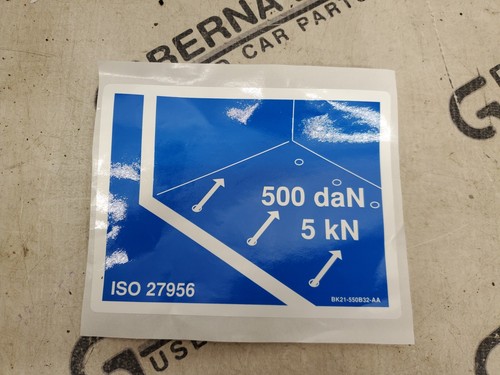 Genuine Ford Transit Custom MK1 2012-2022 Sticker Decal BK21-550B32-AA 2190682 - Picture 2 of 4