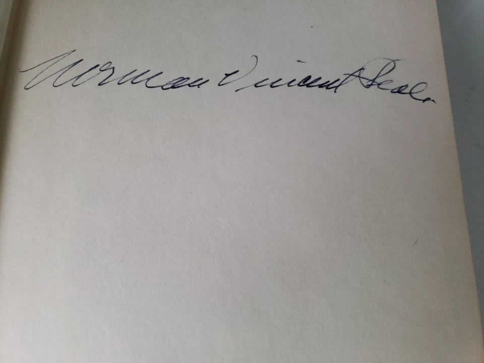 SIGNED The Power Of Positive Thinking By Norman Vincent Peale 2nd Printing HCB - Image 3 of 4