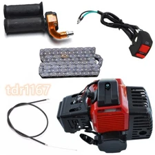 47cc 49cc 2 Stroke Engine Motor Grips Kit for Mini Pocket E Bike Scooter Go Kart