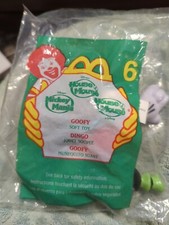 McDonald's Happy Meal toy plush 6 House of Mouse GOOFY 2001-New