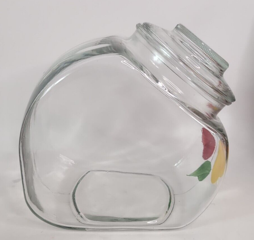 Bartlett Collins Tilt 1960s Cookie Jar Hand Painted Fruit Pear and Cherry - Bild 4 von 8