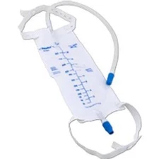 IND Cardinal Health™ Leg Bag with Twist Valve, 18" Tubing and Straps, 900 mL