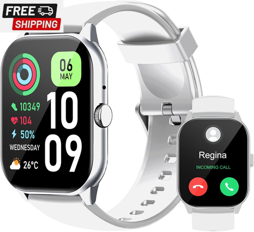 Smart Watch for Men Women Answer/Make Calls,Smartwatch with Heart Rate Sleep Cou - Picture 9 of 12