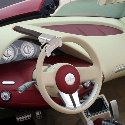 Auto Car Top Mount Steering Wheel Heavy Duty Anti-Theft Security Safety Lock AU - Picture 9 of 9