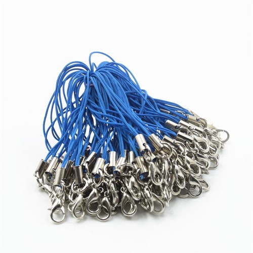 100 pièces sangle de cordon de téléphone portable lariat fermoir mobile homard à faire soi-même 20 couleurs - Photo 25 sur 27
