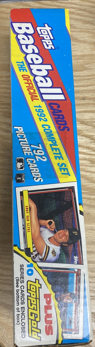 1992 Topps Baseball Factory Set Complete 792 Card Set | eBay