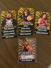 2023 LEAF HEROES OF WRESTLING D-LO BROWN SIGNED AUTO GOLD PARALLEL, 10 CARD SET