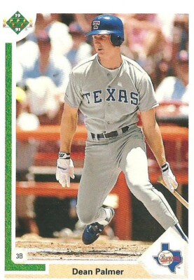DEAN PALMER TEXAS RANGERS #74F - UPPER DECK FINAL EDITION ED NM-MT 1991