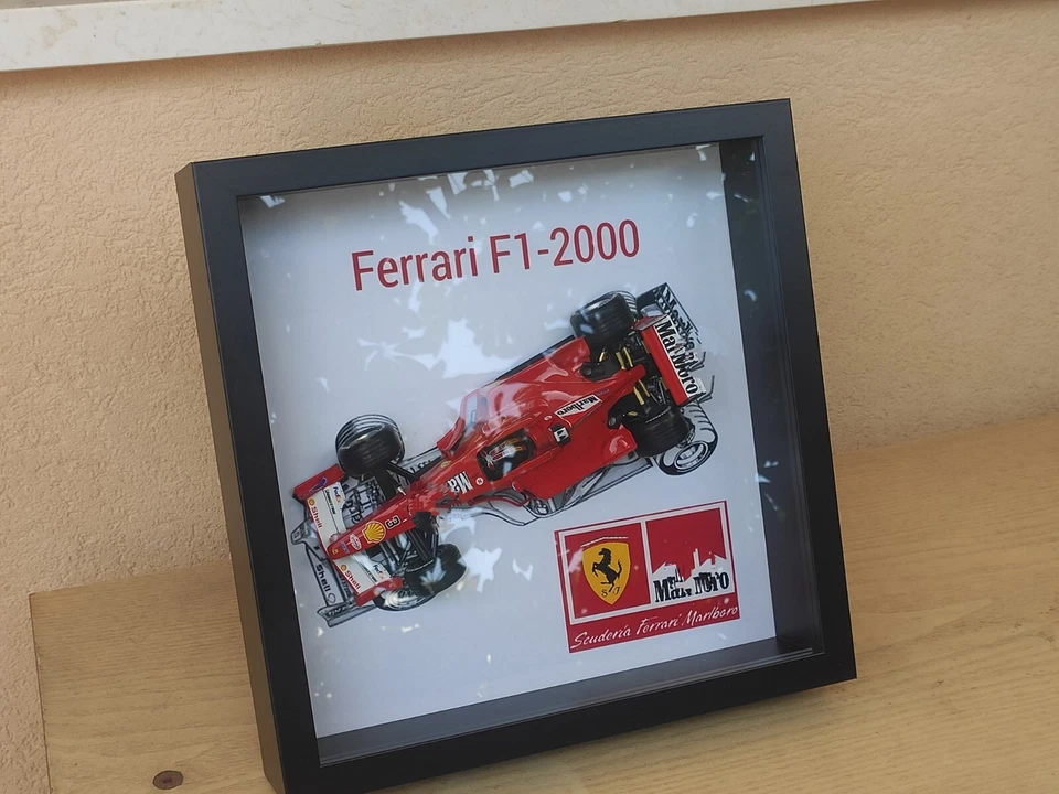 Ferrari F1 F2000 Michael Schumacher Marlb... 1/24 Modellino Altaya Quadro 3D - Immagine 2 di 4