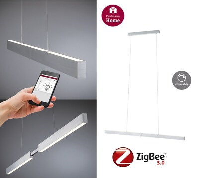 Paulmann SmartHome Zigbee LED Pendel Aptare Ausziehbar 18W 2500lm Dimmbar Alu 