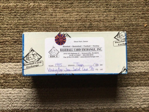 1985 TOPPS VENDING BOX FROM A SEALED CASE AUTH BY THE BBCE - Picture 2 of 2