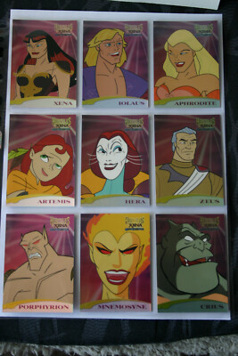 Rittenhouse HERCULES & XENA Animated Adventures Casting Call cards YOU PICK