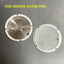 For Godox AD100Pro AD100 Pro Flash Head Glass Fresnel Panel Round Diffuser Cover