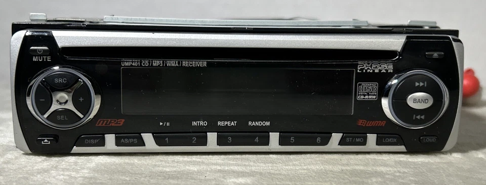 CD player de carro Phase Linear por Jensen UMP401 com controle remoto MP3 WMA - Imagem 2 de 4