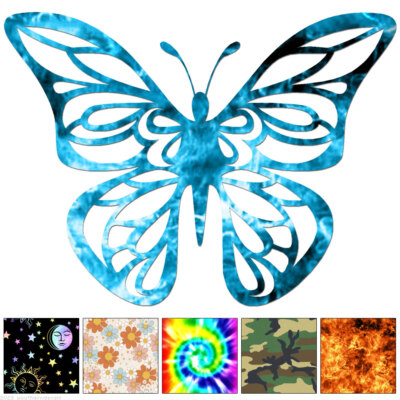 Monarch Butterfly - Decal Sticker - Multiple Patterns & Sizes - ebn7045