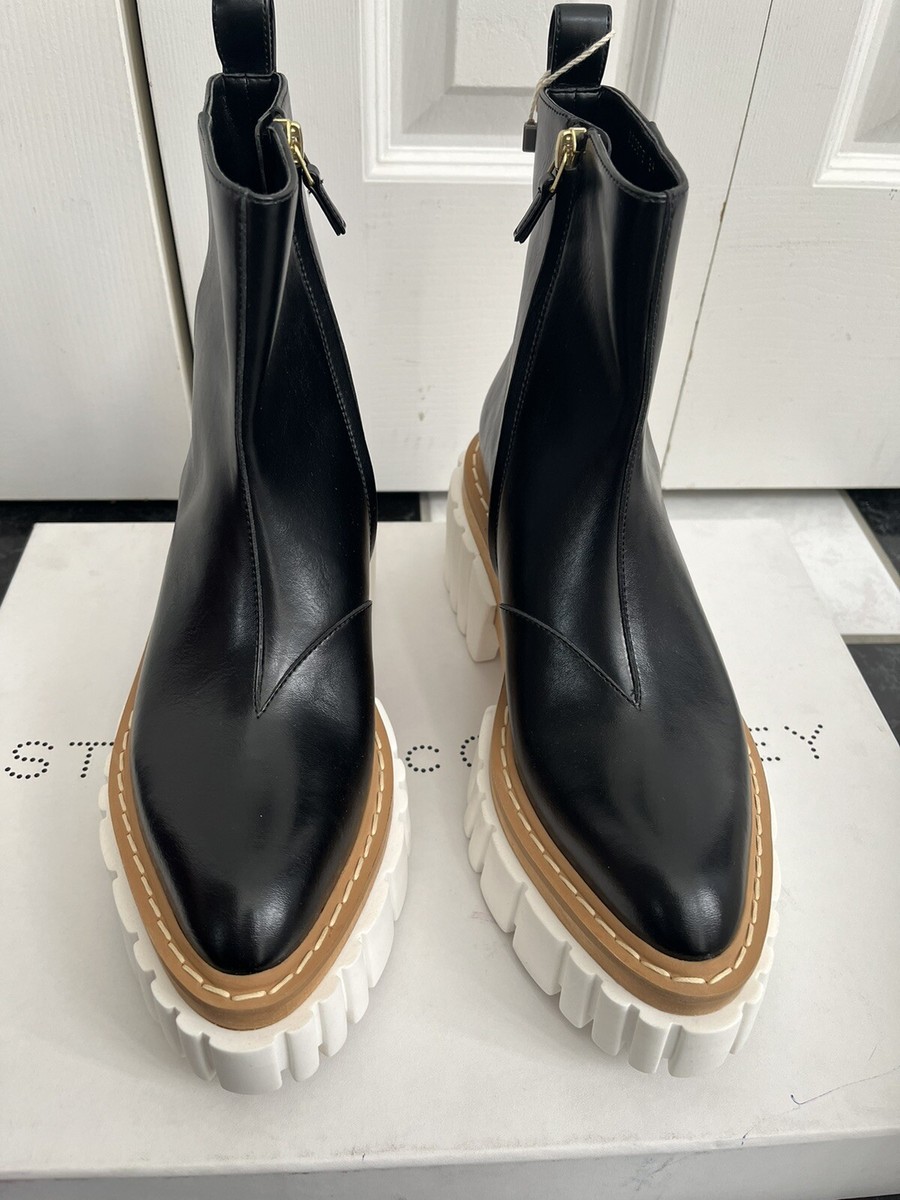 NIB 100% AUTH Stella McCartney Emilie Ankle Boots Sz 39
