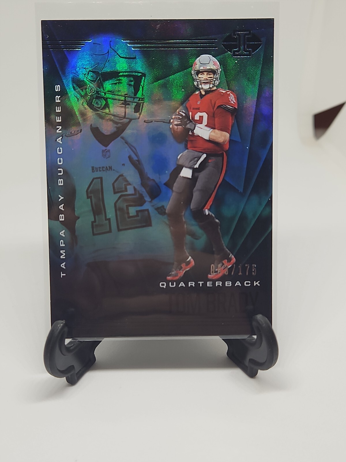 Tom Brady Buccaneers 2020 Panini Illusions 083/175 Teal HOF