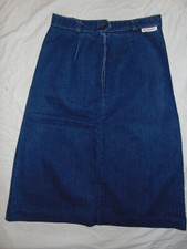 Vintage Mr. Mort Denim Skirt Cotton Size Small 26" Waist