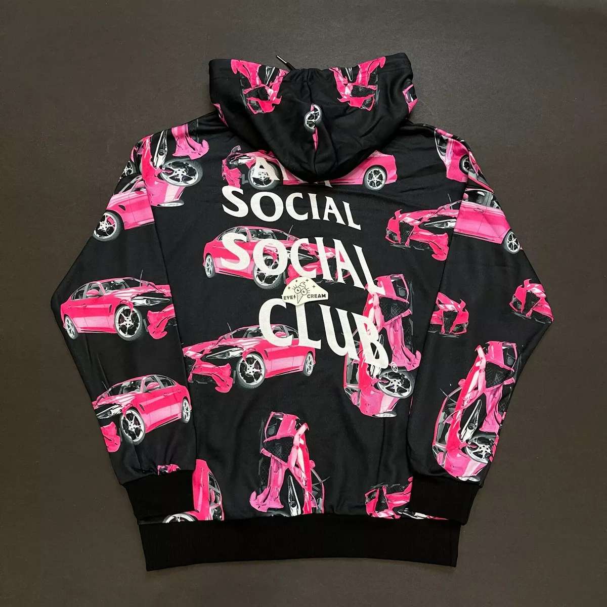 DS FW20 Anti social social 3AM on Melrose Hoodie L Auth ASSC logo